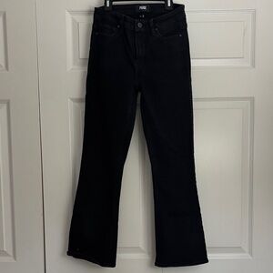 PAIGE Women's Flare Black Jeans